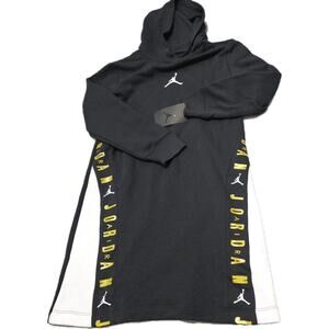 Jordan Girls Holiday Shine Glitter Hoodie Large Jumpman Pullover Youth L 12–13